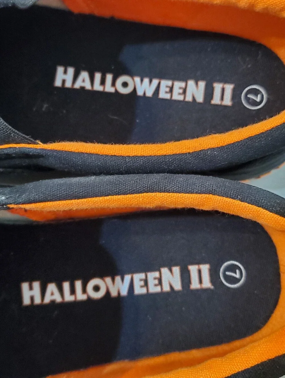Ground Up Men's Halloween II Black Michael Myers Slip On Casual Sneakers 7